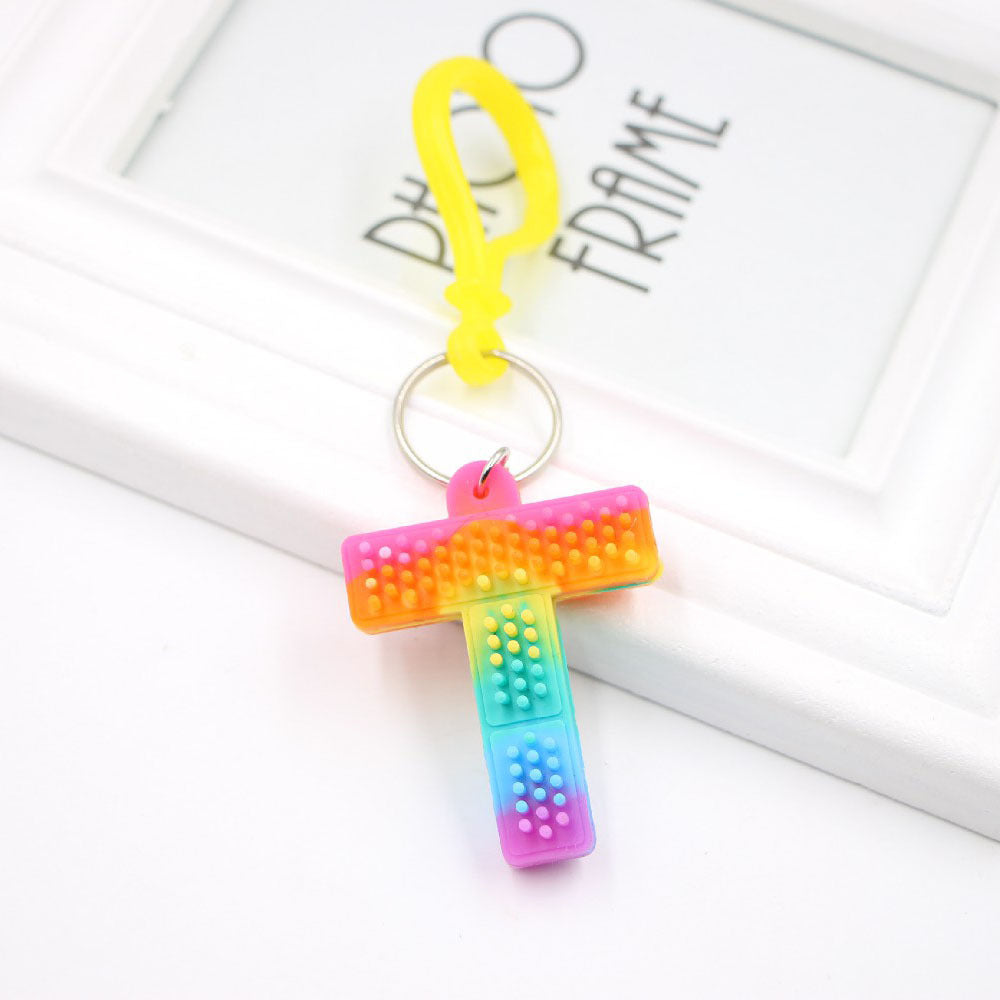 Wholesale PVC Unzip Toy Keychain